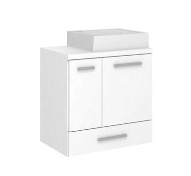 Toucador Madri com Cuba 60cm Branco