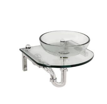 Gabinete de Vidro Kennedy Natural 40X40cm Transparente