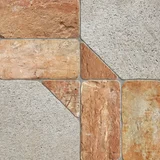 Piso Ref HD 50550 Caixa 2.25m², Tijolo Pedra, 50x50cm