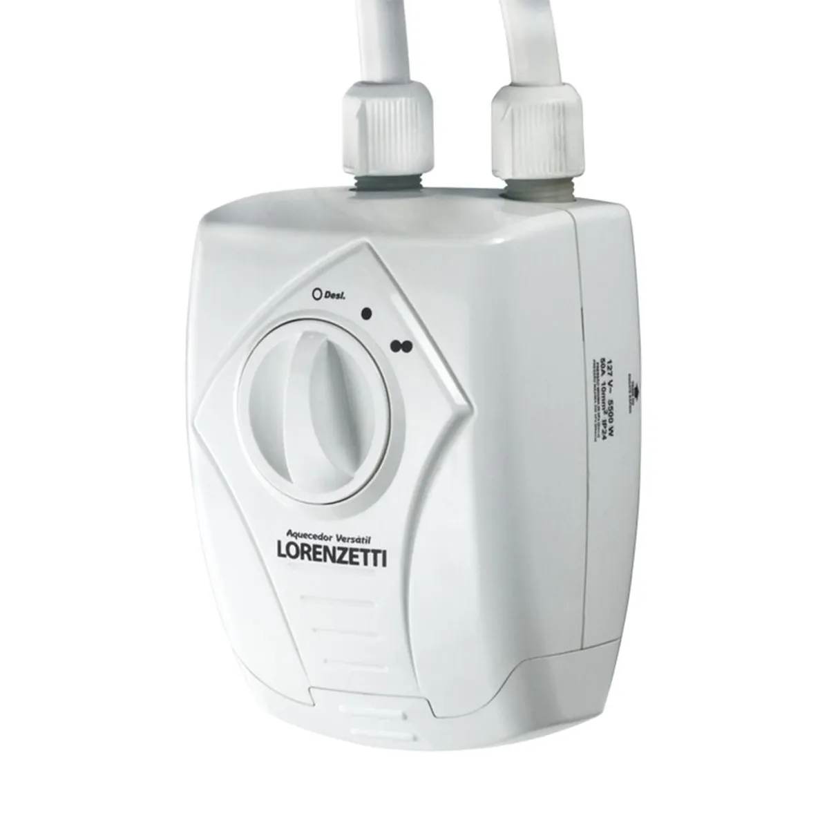 Aquecedor Versátil 3 Temperaturas 5500w 127V Branco, marca Lorenzetti - Foto Principal