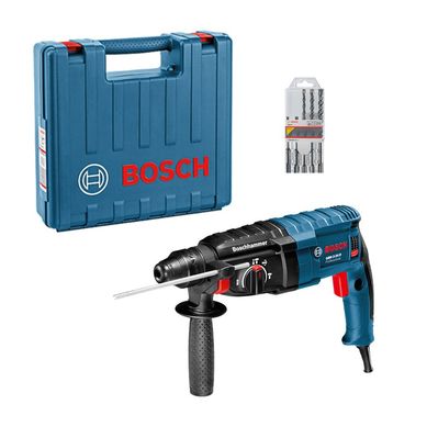 Martelete Perfurador Rompedor Bosch GBH 2-24 D 820W 5 Brocas