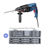 Martelete SDS Plus 800W 2,7 KG GBH 2 24D Perfurador Rompedor 220V+Conjunto Broca Combinada 11 Peças