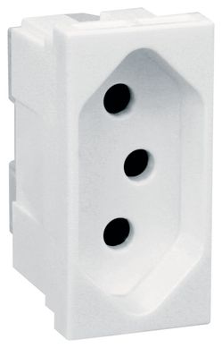 Mdulo Tomada 10A Pialplus Branca Bivolt