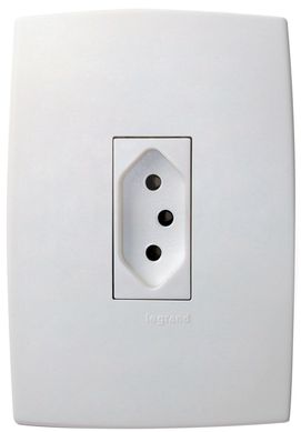 Conjunto Tomada 4X2 10A Pialplus Branco