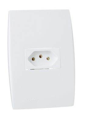 Conjunto Tomada 4X2 10A Ilus Branco