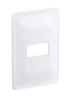 Placa Com Suporte Zeffia Branca 4X2 1 Posto