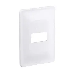 Placa Com Suporte Zeffia Branca 4X2 1 Posto