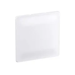 Placa Com Suporte Cego Zeffia Branca 4X4 6 Postos