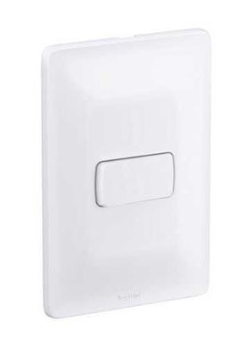 Conjunto Interruptor Simples 4X2 10A Zeffia Branco