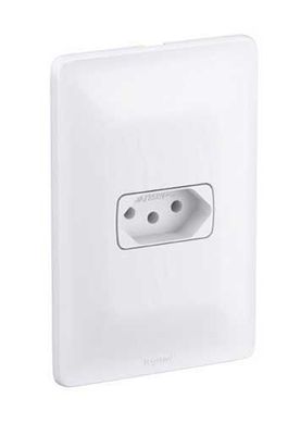 Conjunto Tomada 4X2 10A Zeffia Branco