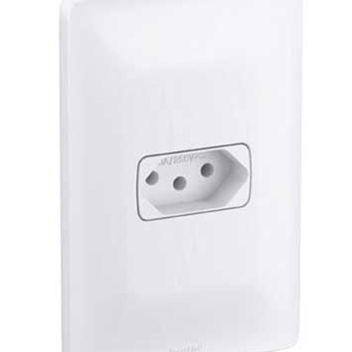 Conjunto Tomada 4X2 10A Zeffia Branco, marca Legrand - Foto Principal