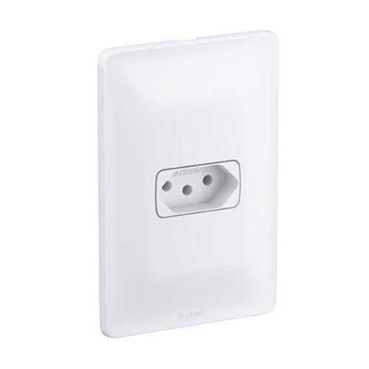 Conjunto Tomada 4X2 10A Zeffia Branco, marca Legrand - Foto Principal
