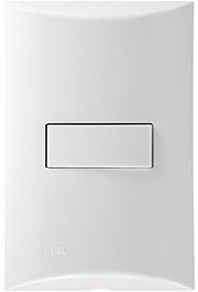 Mdulo Interruptor Bipolar Simples 10A Brava Branca Bivolt
