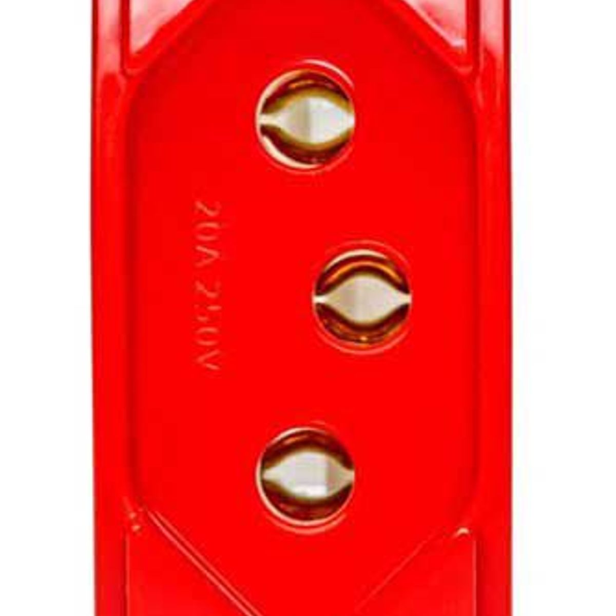 módulo Tomada 20A Brava Vermelho Bivolt, marca Iriel - Foto Principal