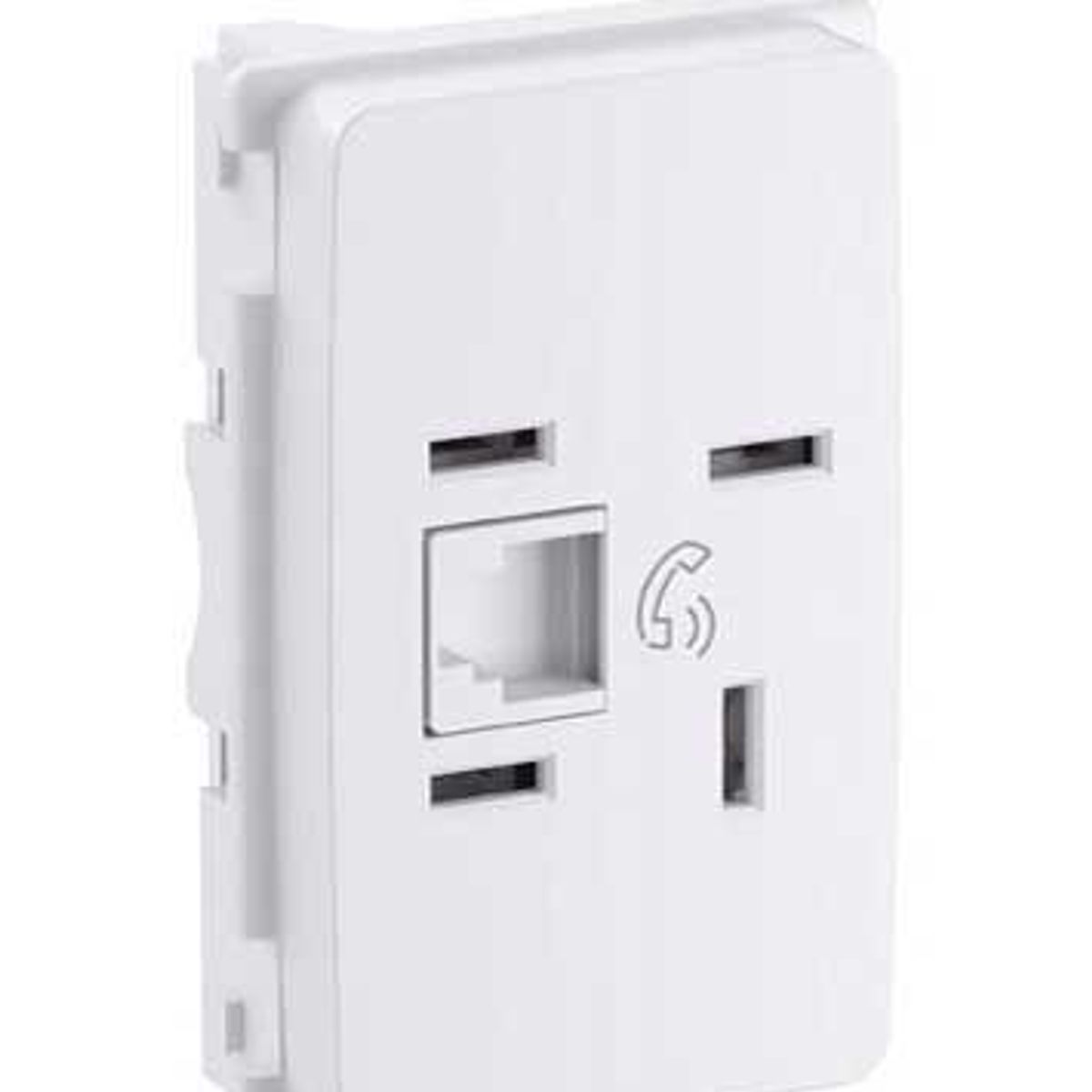 Módulo Telefonia Rj11 Zeffia Branca, marca Legrand - Foto Principal