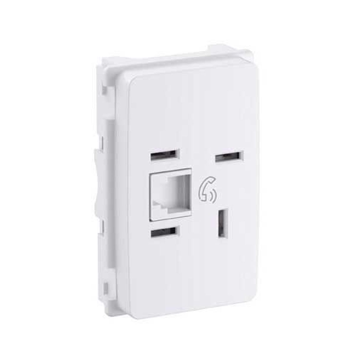 Módulo Telefonia Rj11 Zeffia Branca, marca Legrand - Foto Principal