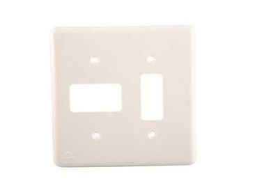 Placa Bianca Branca 4X4 1 Posto
