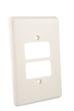 Placa Bianca Branca 4X2 2 Postos