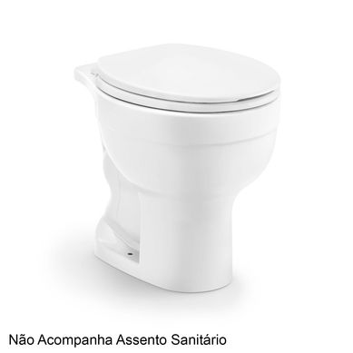 Vaso Sanitrio Convencional Acesso Confort 6L Branco Celite