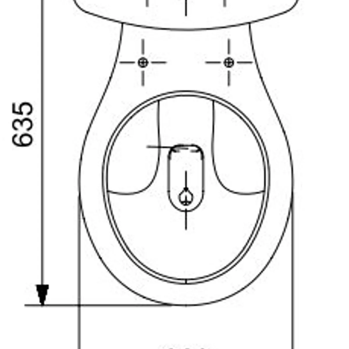 Bacia PNE para Caixa Acoplada Acesso Conforto Branco Celite, marca Celite - Foto 2