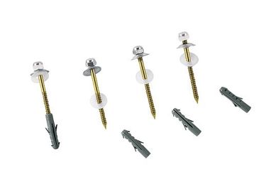 Conjunto Com 2 Parafusos Para Bacia Com Bucha 10mm