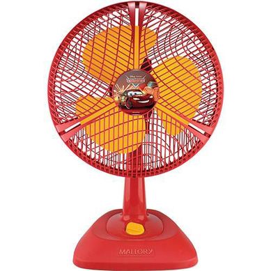 Ventilador de Mesa 30cm 3ps Disney Carros, Vermelho, 127V