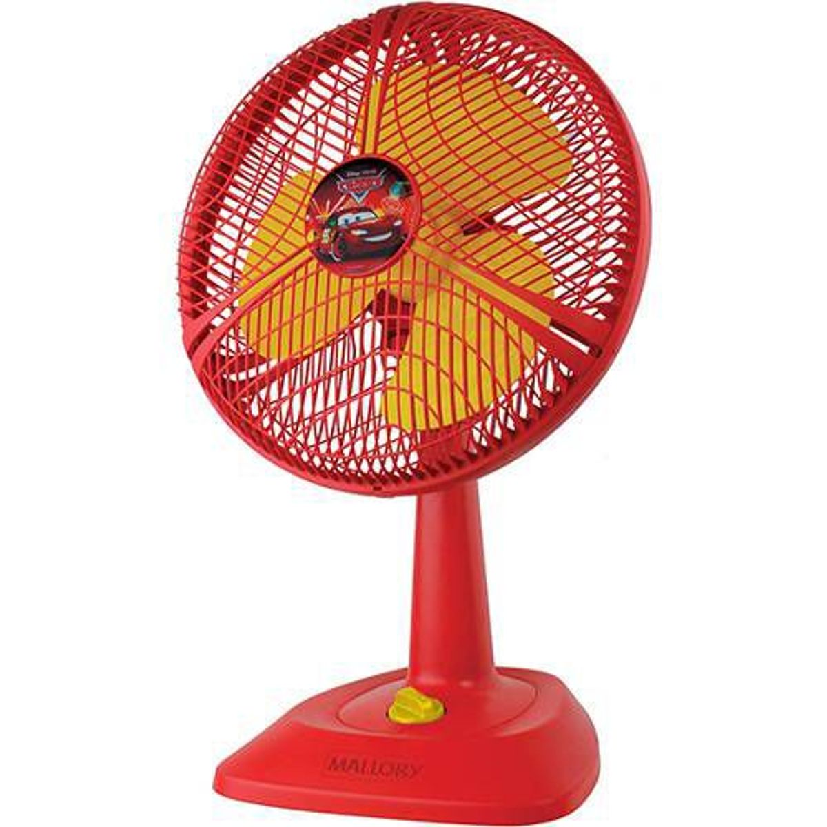 Ventilador de Mesa 30cm 3pás Disney Carros, Vermelho, 127V, marca Mallory - Foto 2