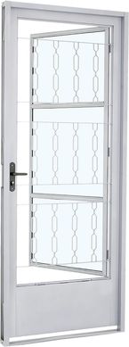 Porta Postigo Ao Branco Elo Esquerda 217x87x8cm Pratika