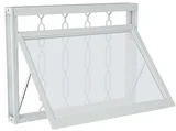 Janela Maxim-ar Aço Branco Elo 60x80x8cm Pratika