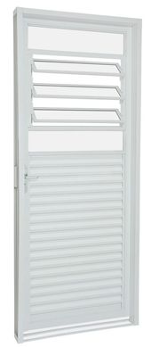 Porta Basculante Ao Branco Direita 217x87x6,5cm Pratika