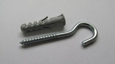 Bucha com Ganchos Zincado com 2 Peas 10mm