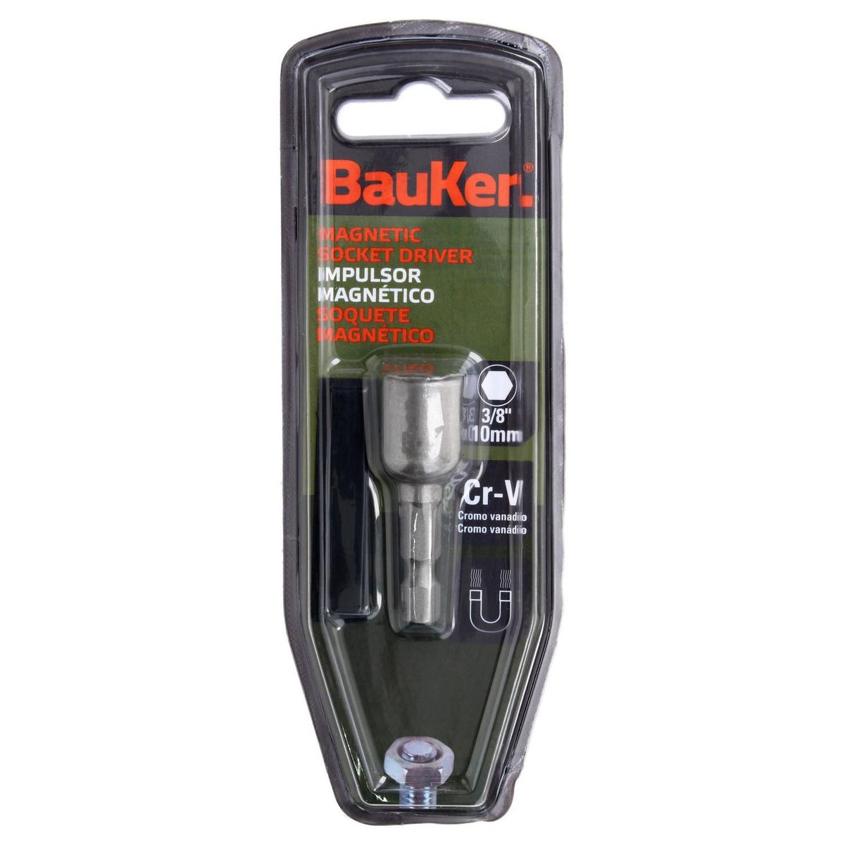 Soquete Magnético Hex Mdo Bauker, marca Bauker - Foto 2