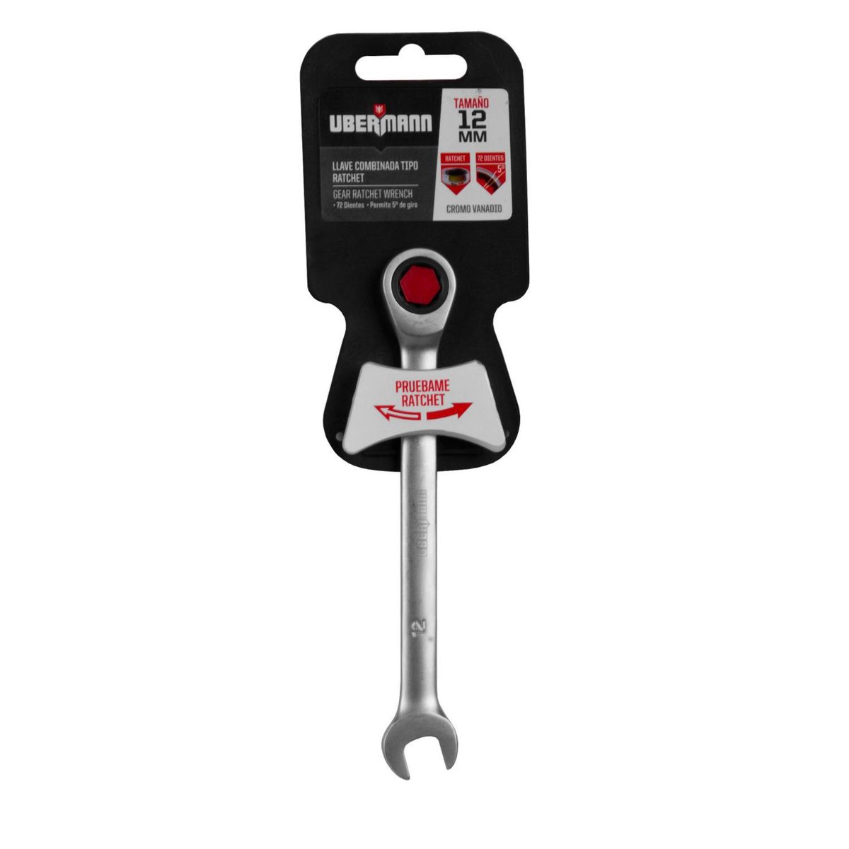 Chave Combinada UBN, 12 mm, marca Ubermann - Foto 2