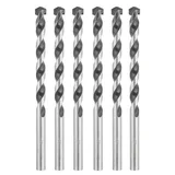 Conjunto Broca Multipropósito 6 Peças 8mm Preto Bauker