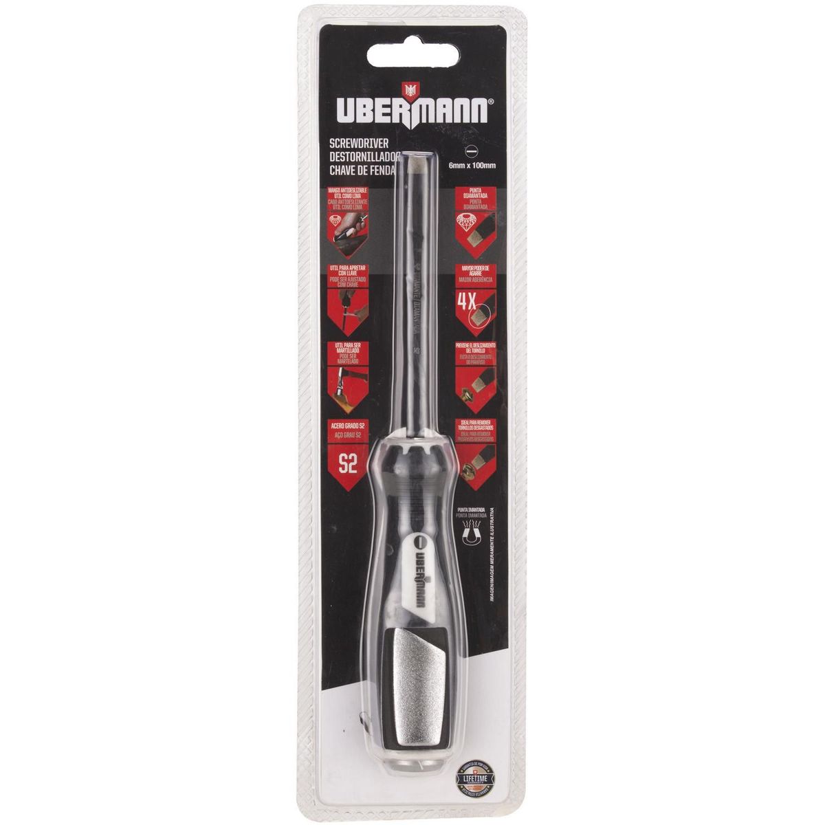 Chave de Fenda 6x100mm QFS6010 Redline, marca Redline - Foto 2