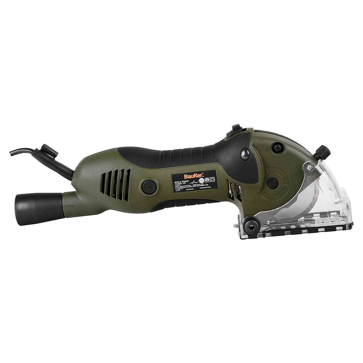 Mini Serra Circular MCS85JD 450W 220V, marca Bauker - Foto 2