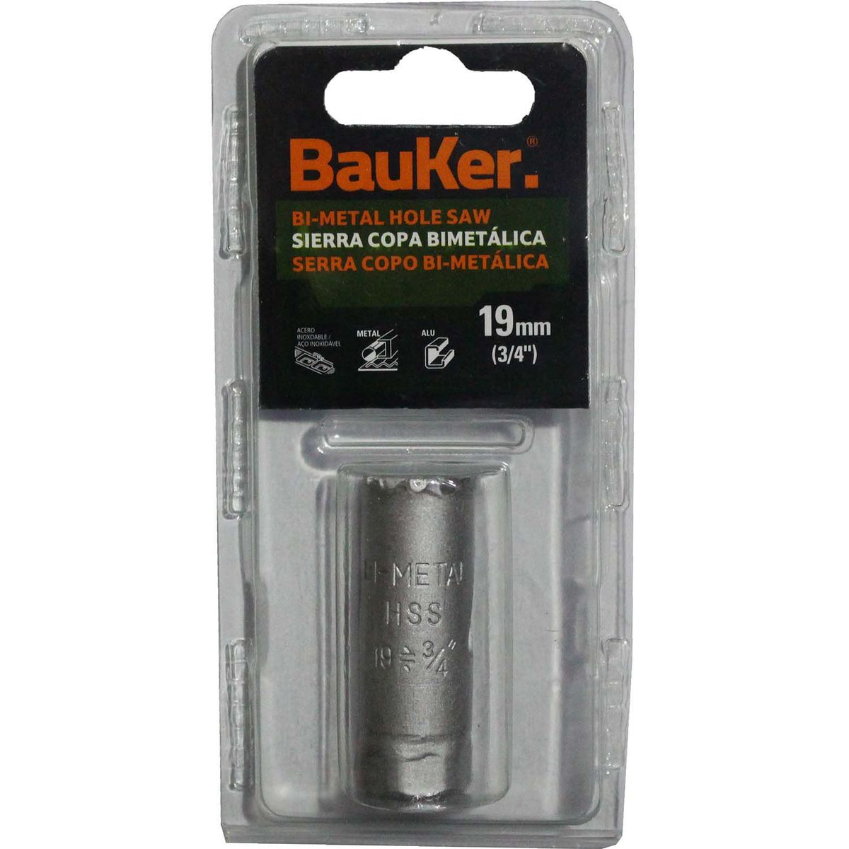 Serra Copo Bimetal 19mm 18L2101 Bauker, marca Bauker - Foto Principal