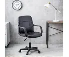 Cadeira De Escritorio Executiva Encosto Baixo Preta Just Home Collection