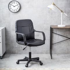 Cadeira De Escritorio Executiva Encosto Baixo Preta Just Home Collection