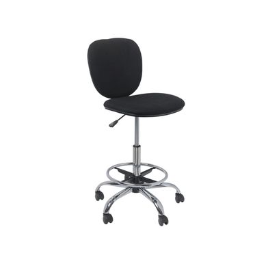 Cadeira de Atendimento Preta Just Home Collection