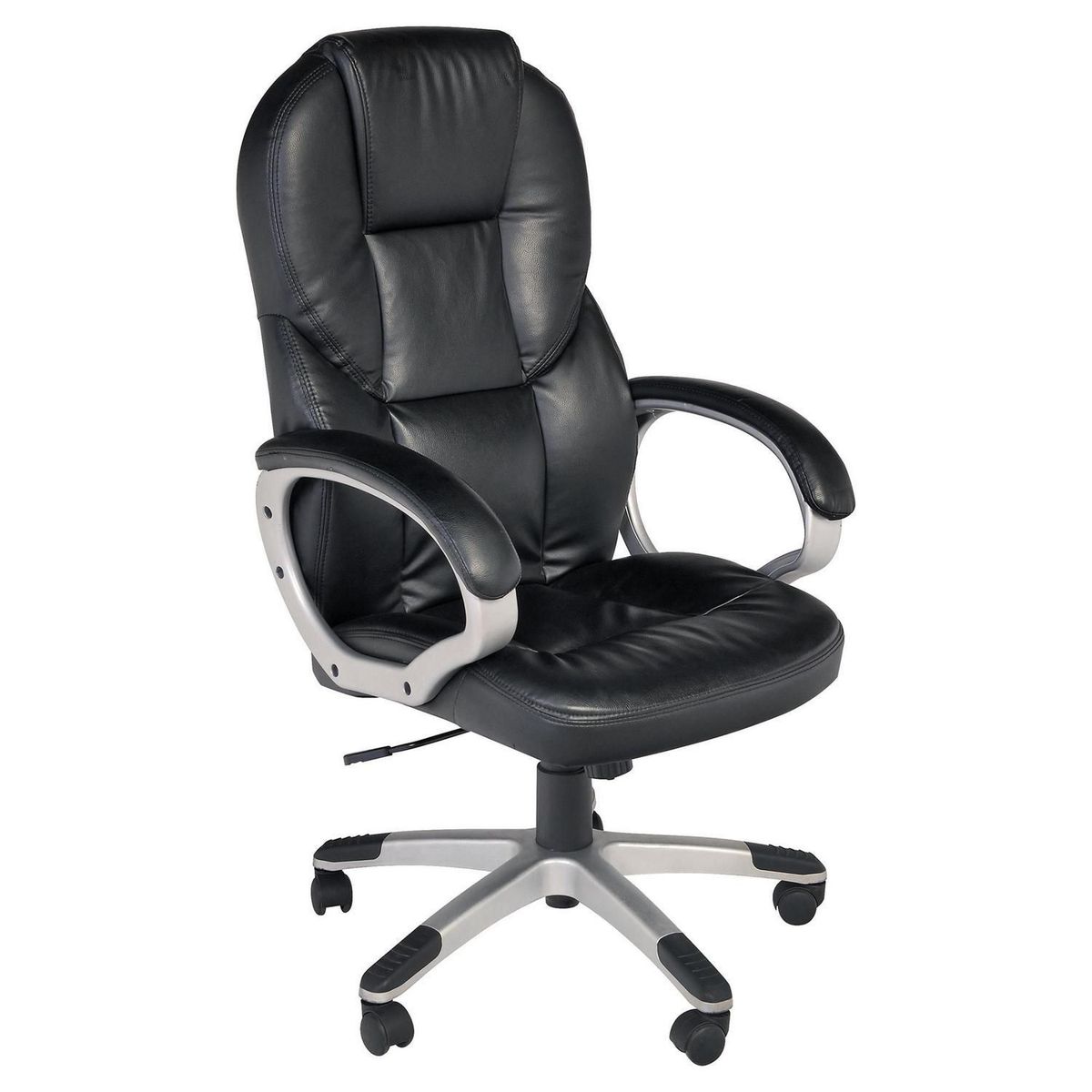 Cadeira De Escritorio Presidente Preta Just Home Collection, marca Just Home Collection - Foto 2
