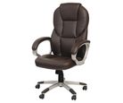 Cadeira De Escritorio Presidente Marrom Just Home Collection