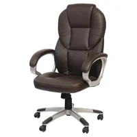 Cadeira De Escritorio Presidente Marrom Just Home Collection