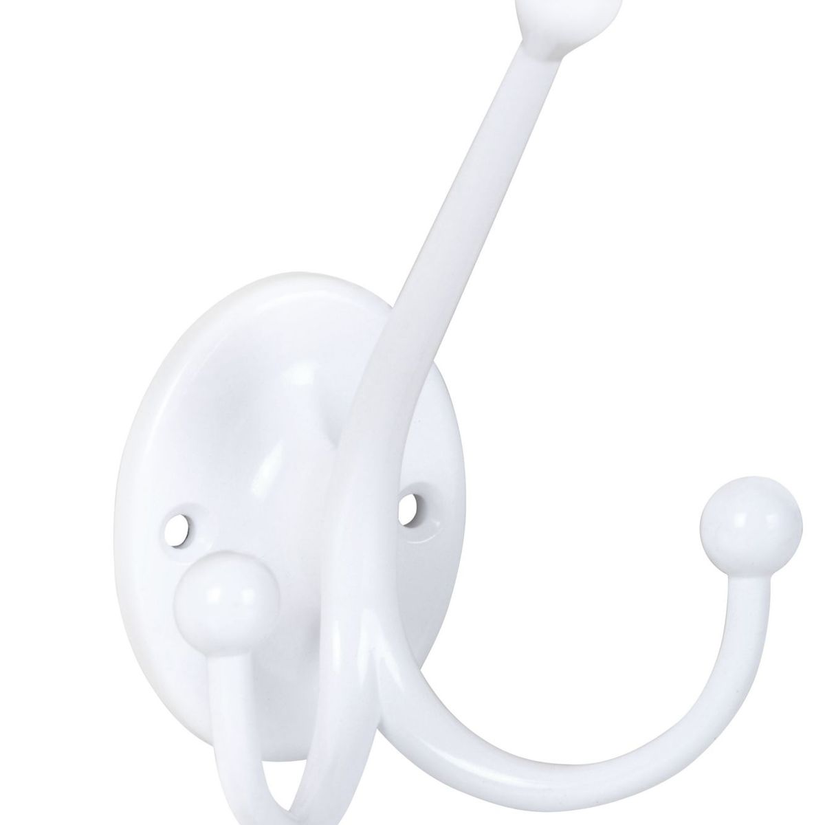 Cabideiro de Parede 3 Ganchos, Branco, marca Just Home Collection - Foto Principal