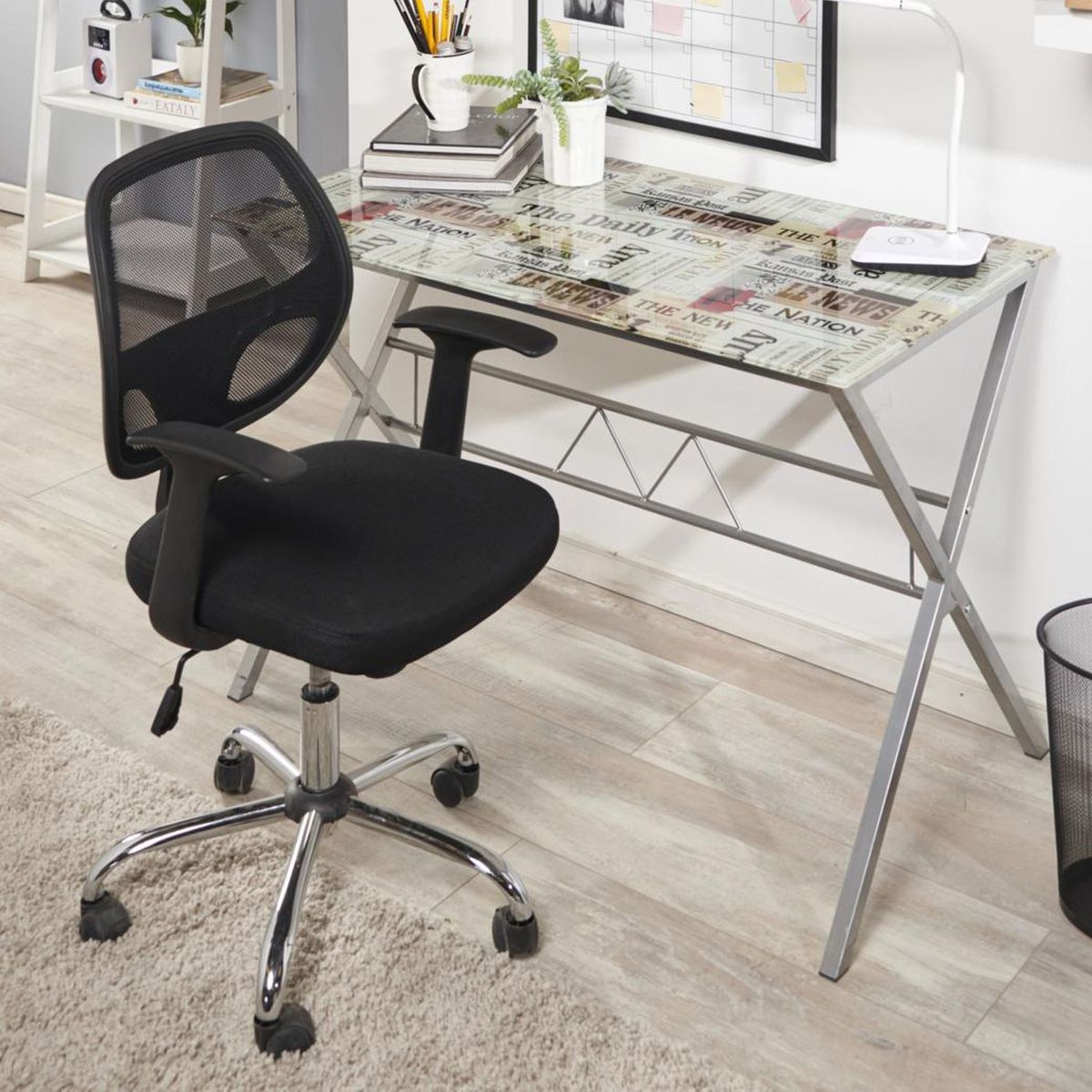 Cadeira De Escritorio Executiva Verona Preta Just Home Collection, marca Just Home Collection - Foto Principal