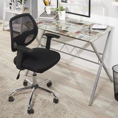 Cadeira De Escritorio Executiva Verona Preta Just Home Collection