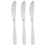 Conjunto Faca 3 Peças Inox, Madeira