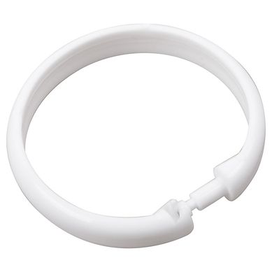 Gancho Cortina Banho Set 12 peas Branco Casa Bonita