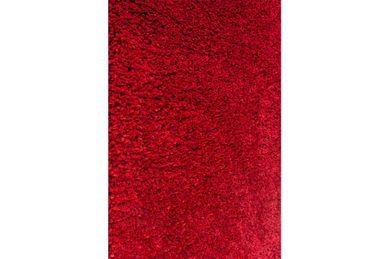 Tapete Luxury Shaggy 80X150cm Vermelho