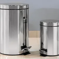 Kit Lixeiras 12 Litros e 3 Litros Inox Just Home Collection